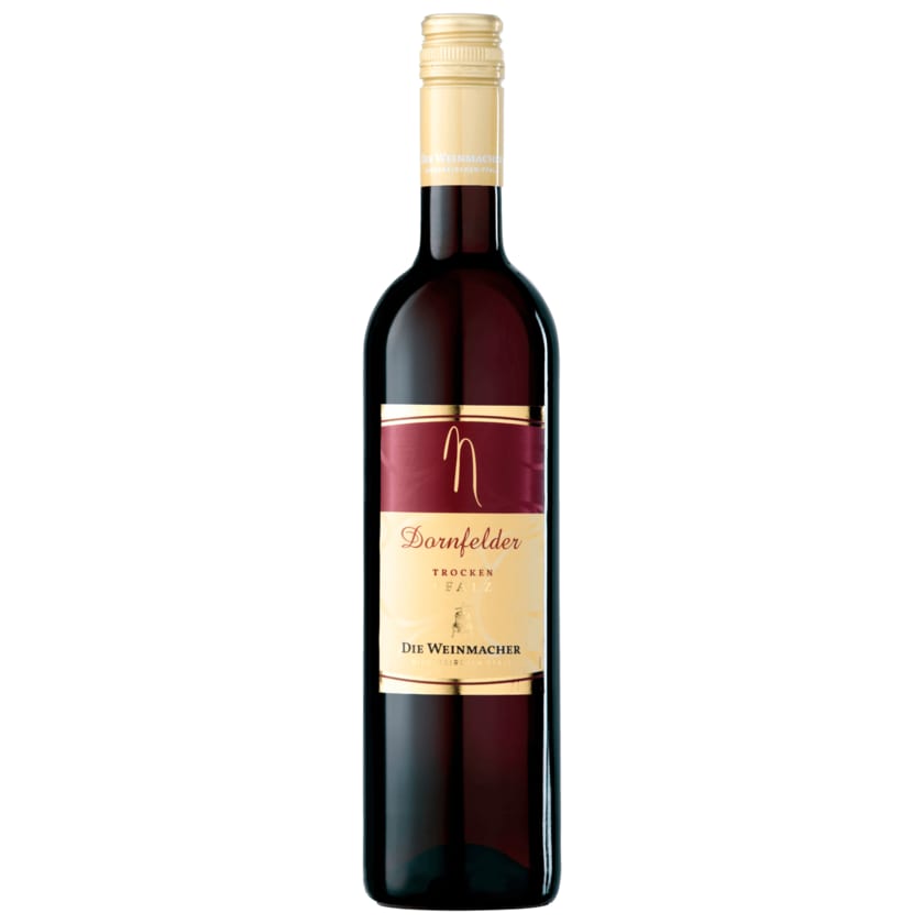 Die Weinmacher Rotwein Dornfelder QbA trocken 0,75l